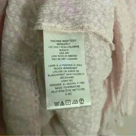 NWOT Free People Brittnee Printed Pink Top Size Medium - Picture 2 of 6